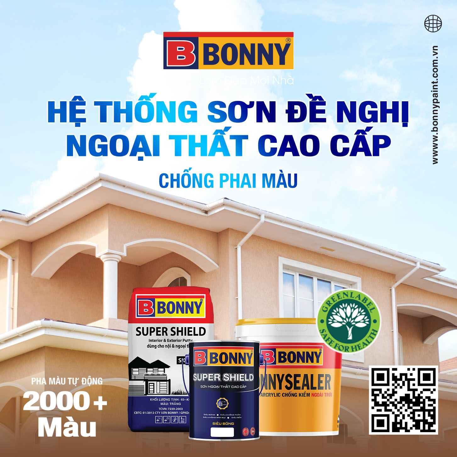 hệ thống sơn ngoại thất cao cấp